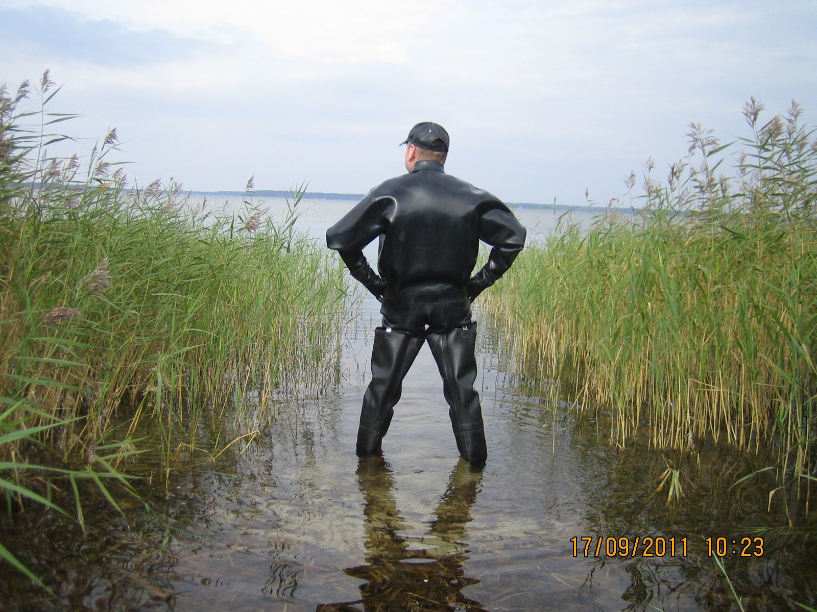 full rubber and of course: WADERS