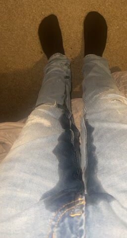 Flooded jeans