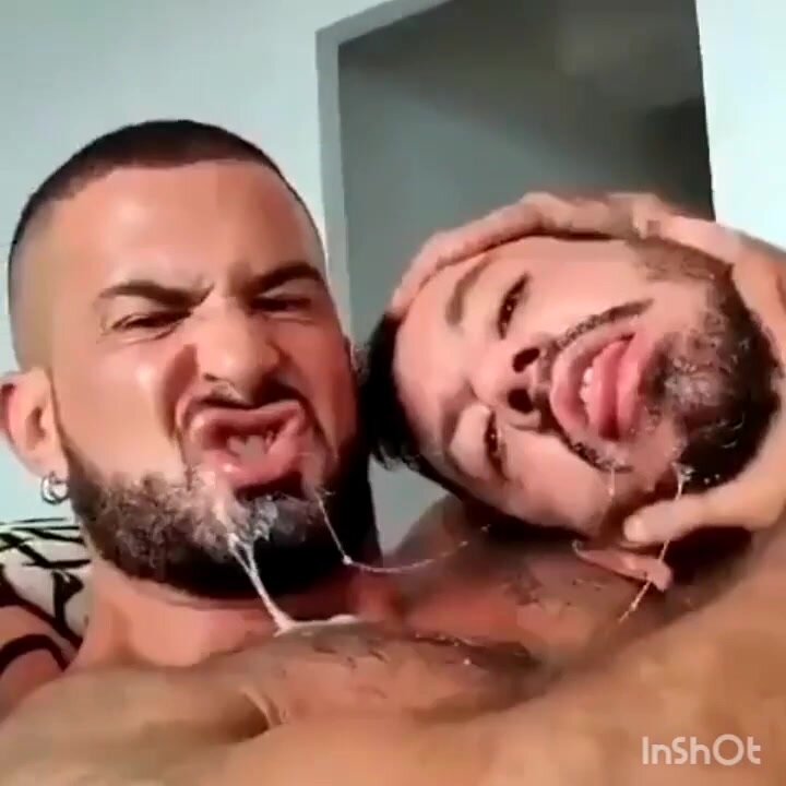Eating and spitting Cum
