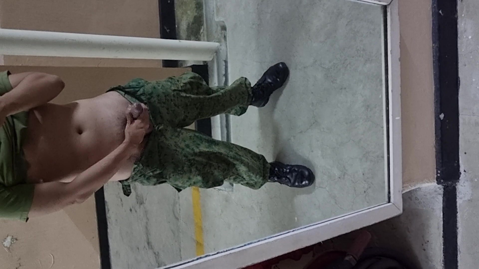 NSF jerking off in camp
