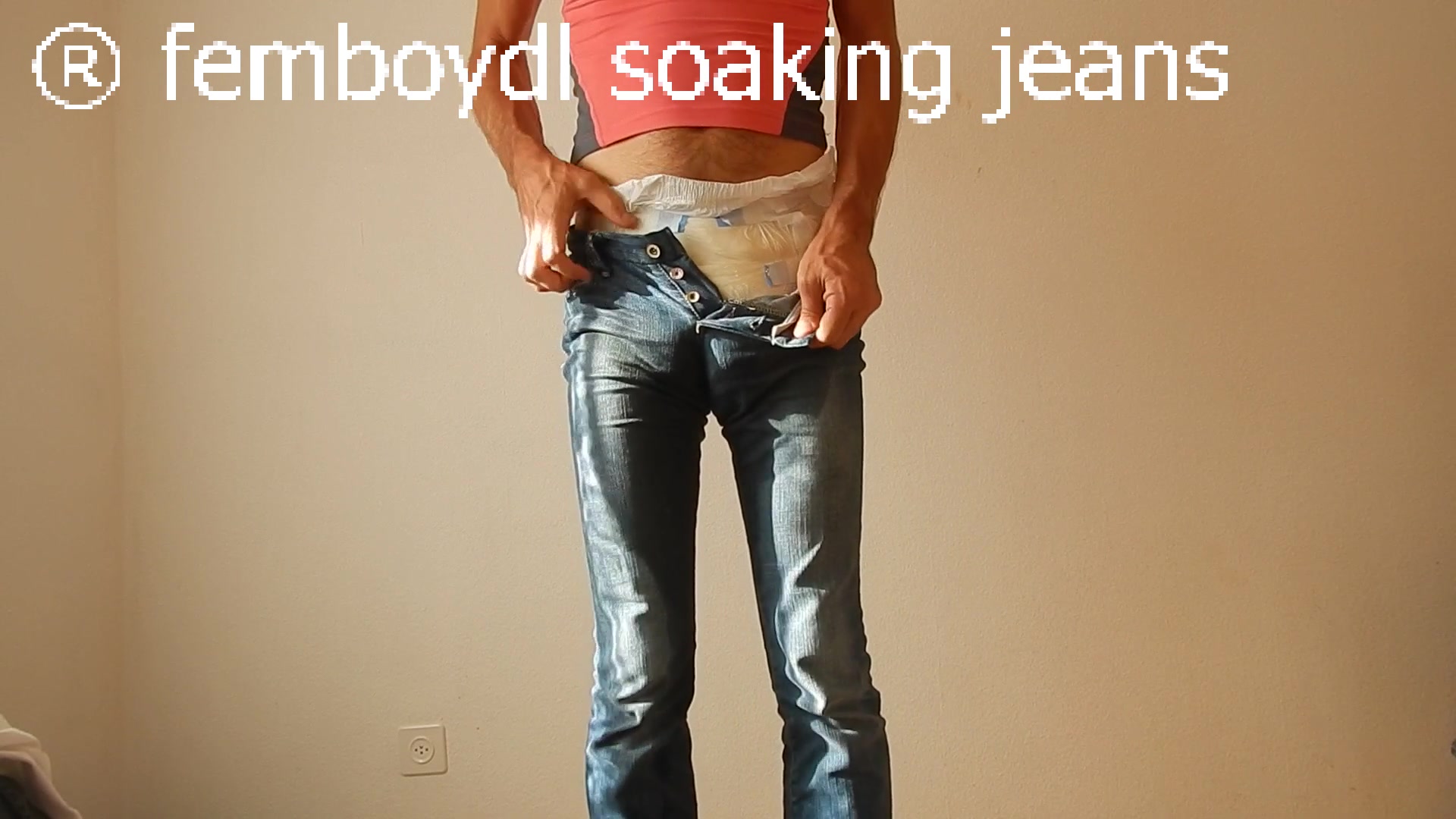 soaking jeans with messy poopy diaper and enjoyed it
