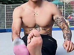 Sexy male feet - video 16