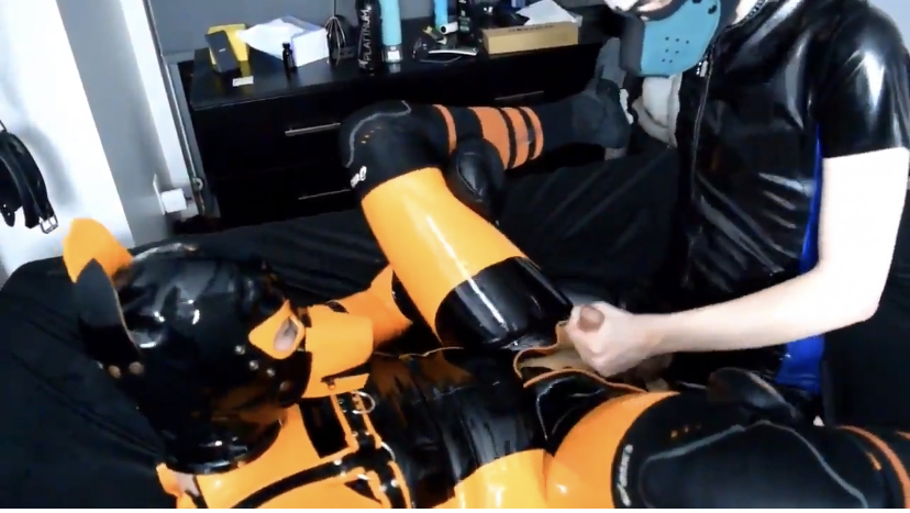 Rubber Pup Fucking