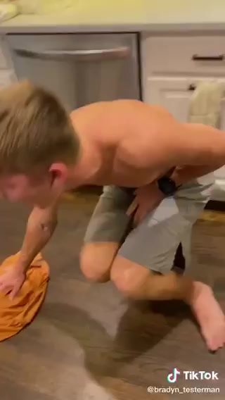 Teen gets hit in the nuts