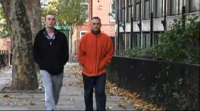 Two UK chavs go around to a mates house for sex
