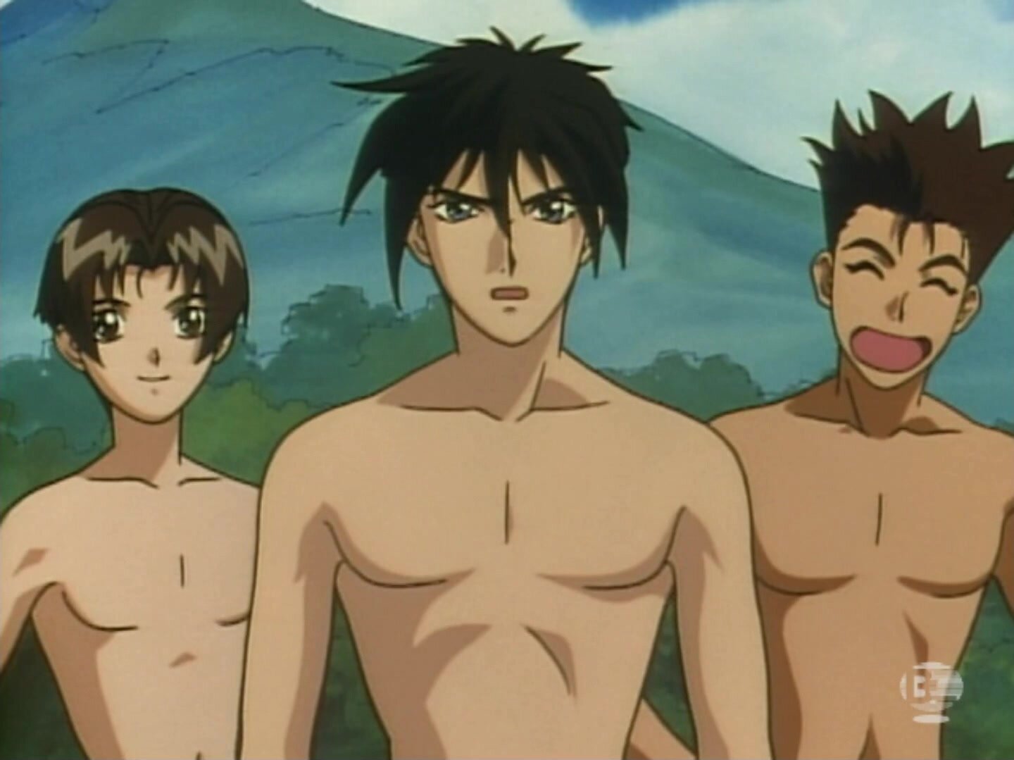 Anime boys with sleeper builds