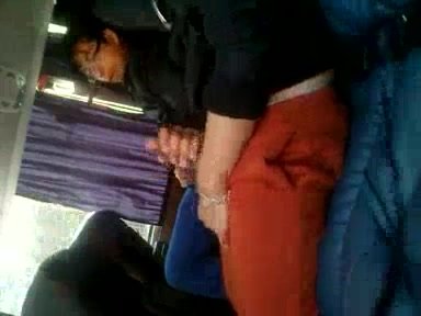 Playing on bus - video 2