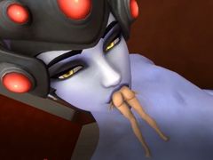 Widowmaker Anal and Oral Vore