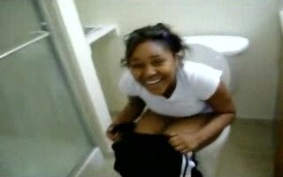 Ebony toilet caught