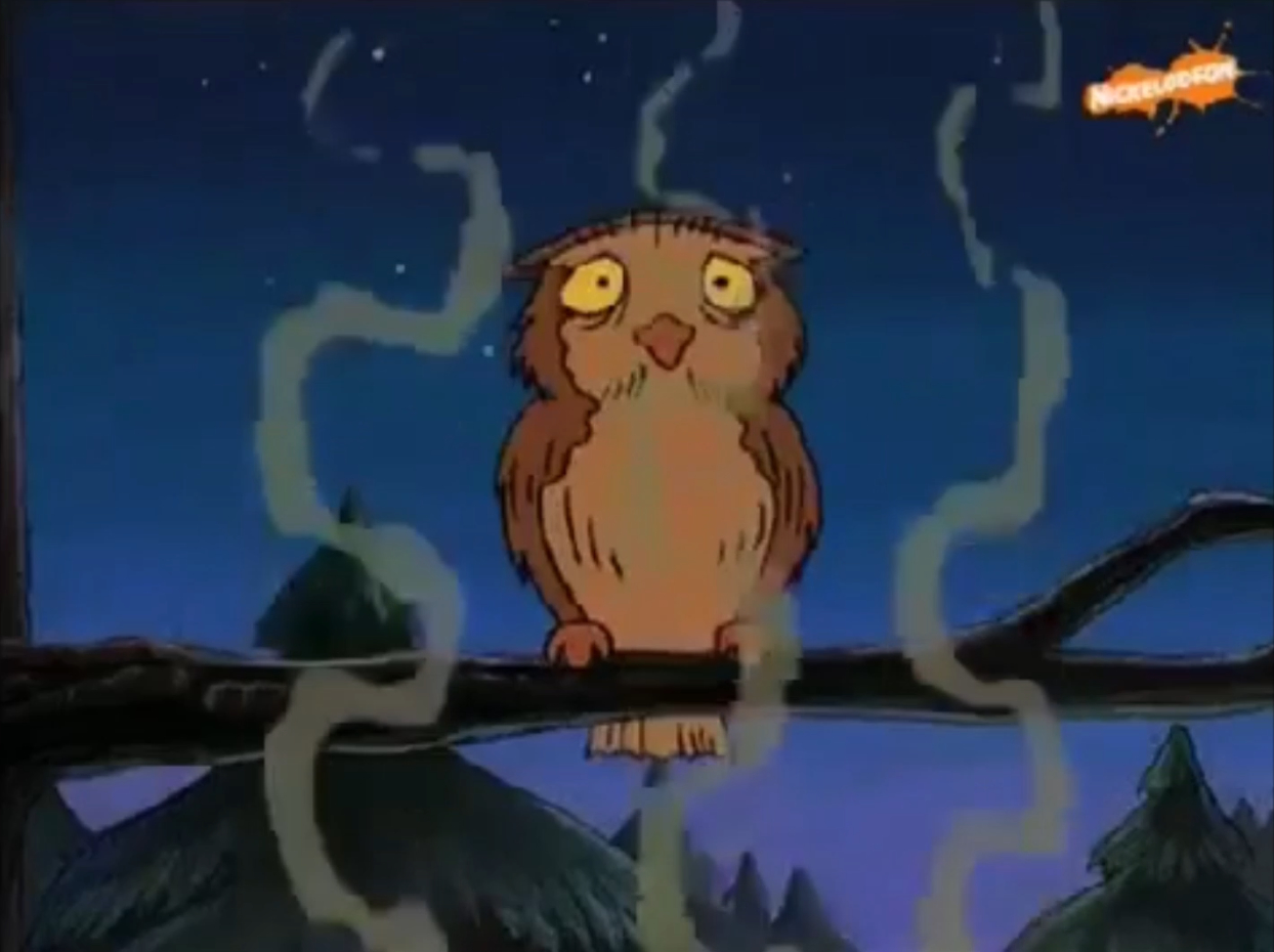Owl Dying from Farts Scene