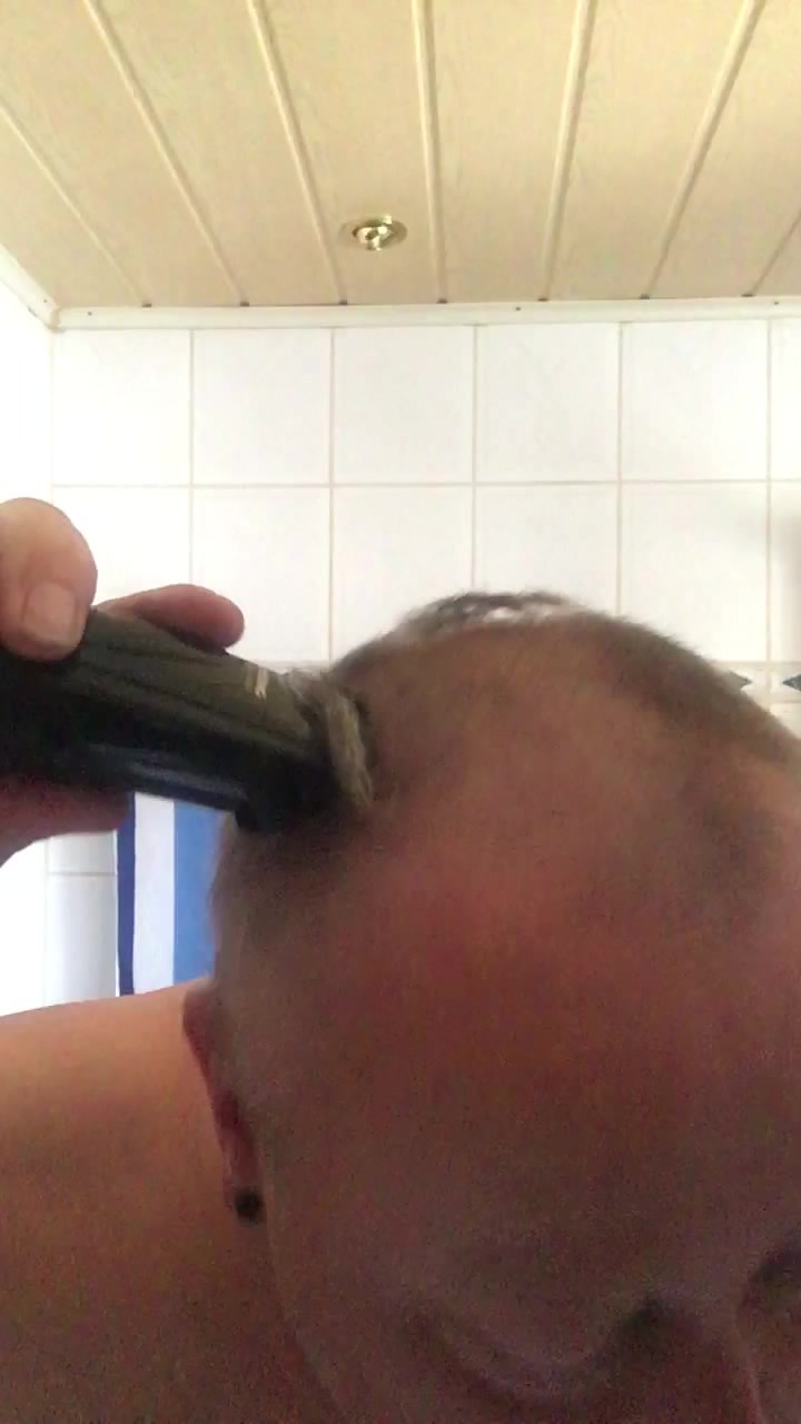 shaving my head for my master