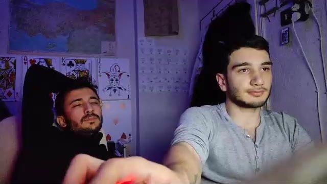 2 Straight Turkish Friends on Cam Together Part 2