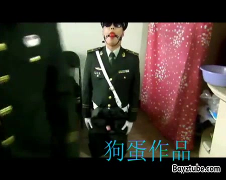 China Gay Uniform Cop Fetish & Bondage 1-2