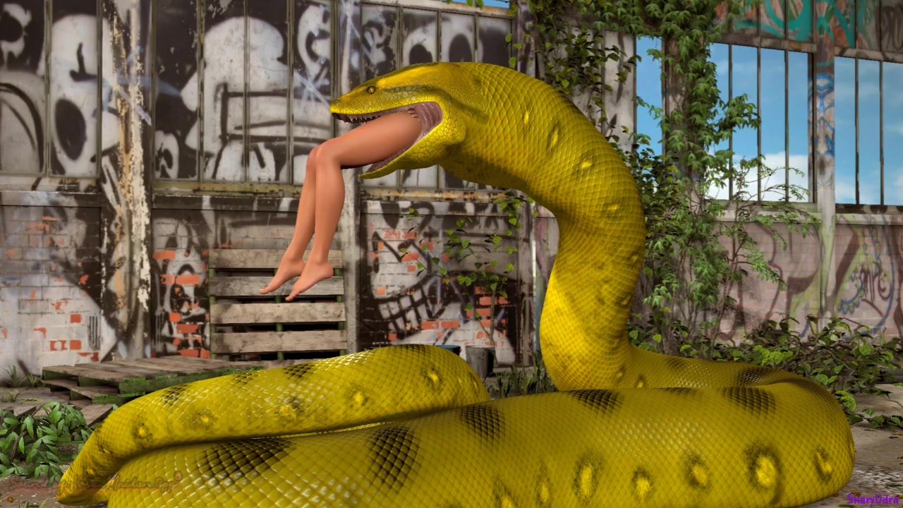 Giant python vore. SkaryUdra