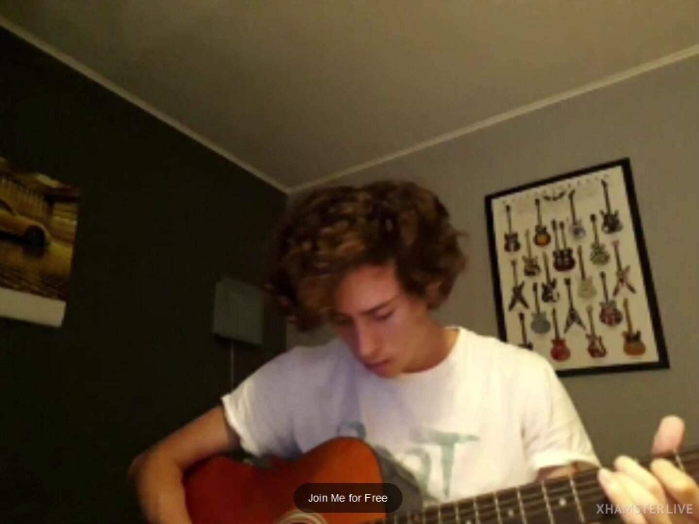 Twink plays guitar and shows dick