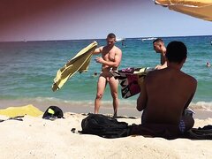 nude, nudist, beach