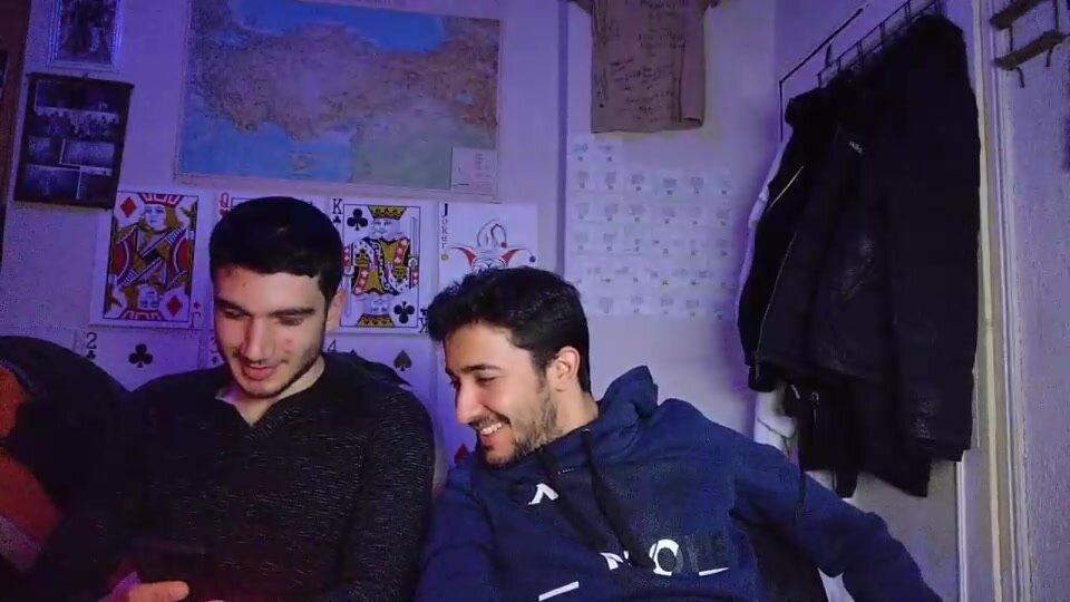 2 Straight Turkish Friends on Cam Together Part 21