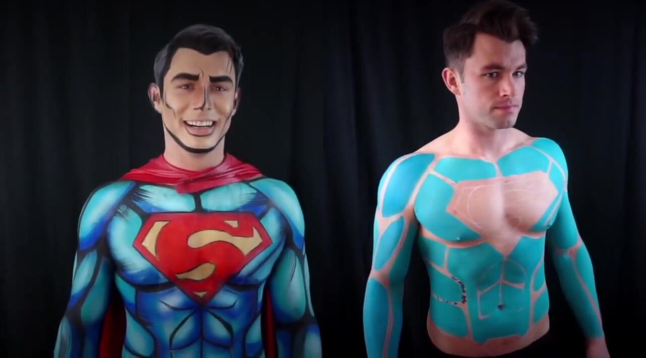 Superman Bodypaint