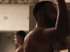 Nude guys inside russian sauna