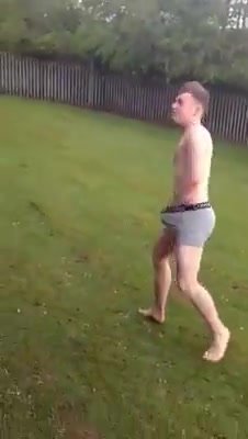 hot brit boy running naked outside