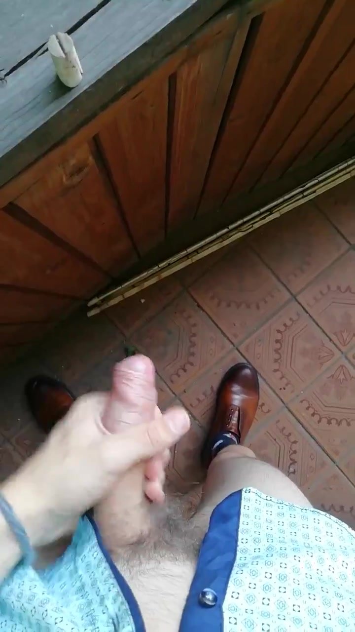 Balcony Wank - video 2