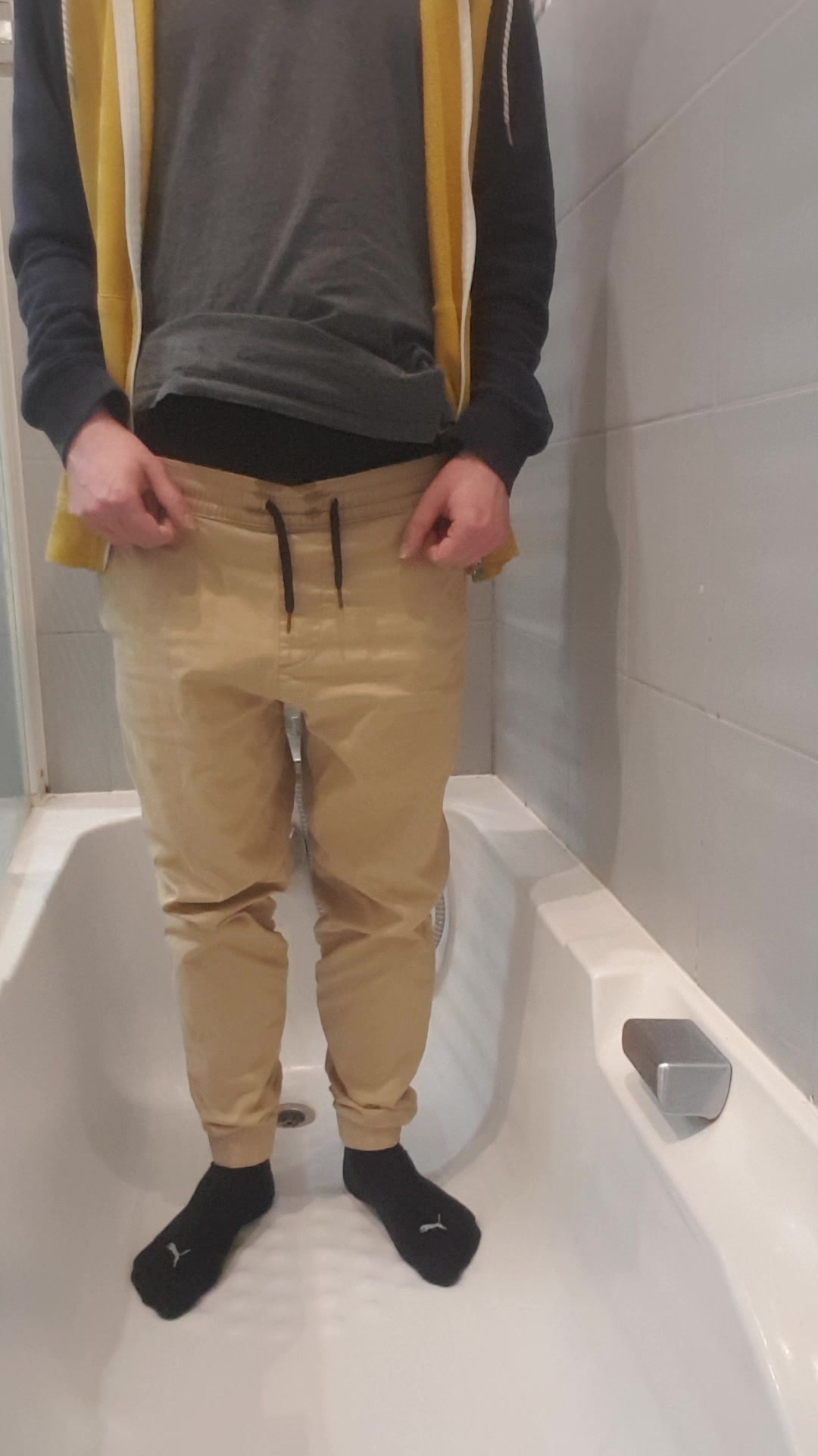 Pissing my joggers