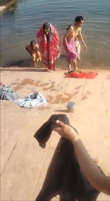 Desi Nude River - Desi Straight: indian river bath - ThisVid.com