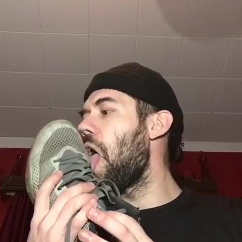 Fucking and cumming in his smelly sneakers