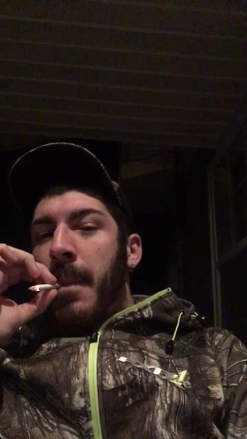 Chilled Country Guy Smoking