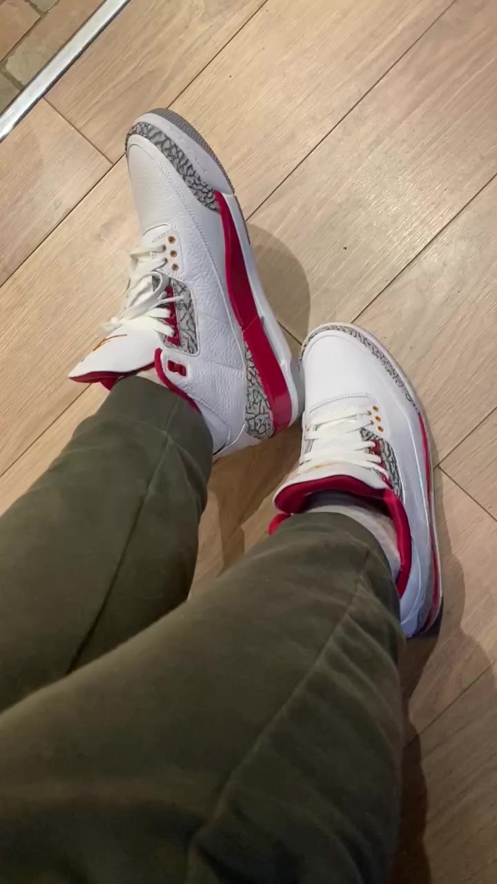 Jordan 3s worn by londonshoemaster