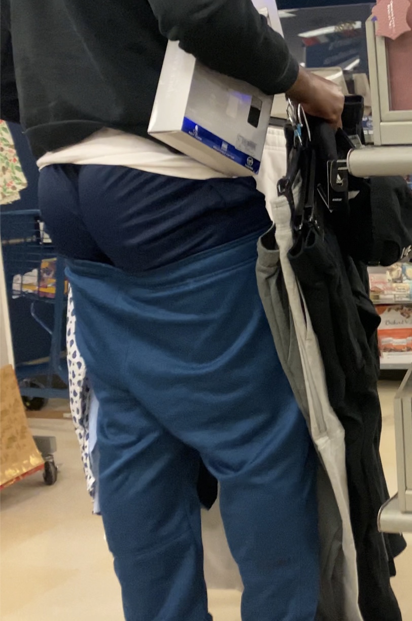 Fat Ass in Clothing Store