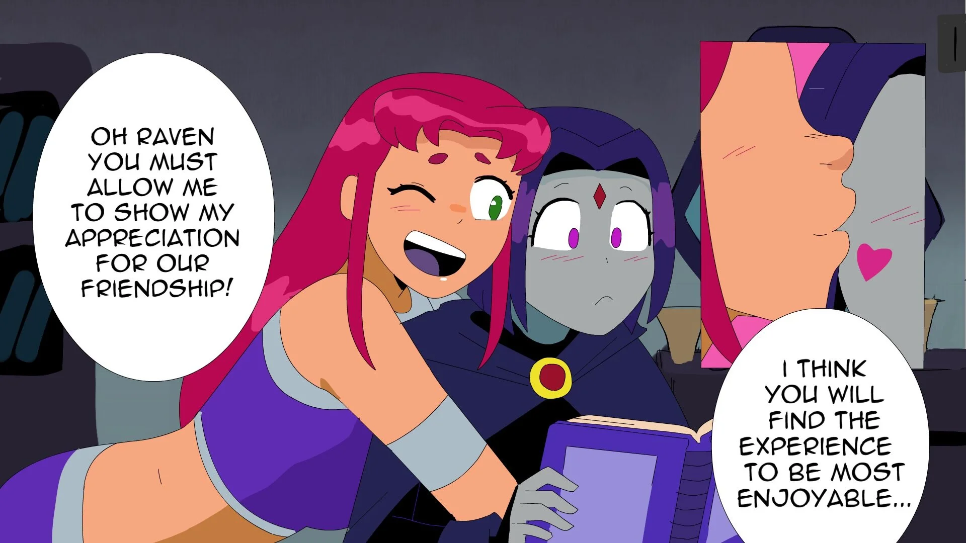 Starfire Anal Porn - Raven and Starfire Vore animation (soundless) - ThisVid.com