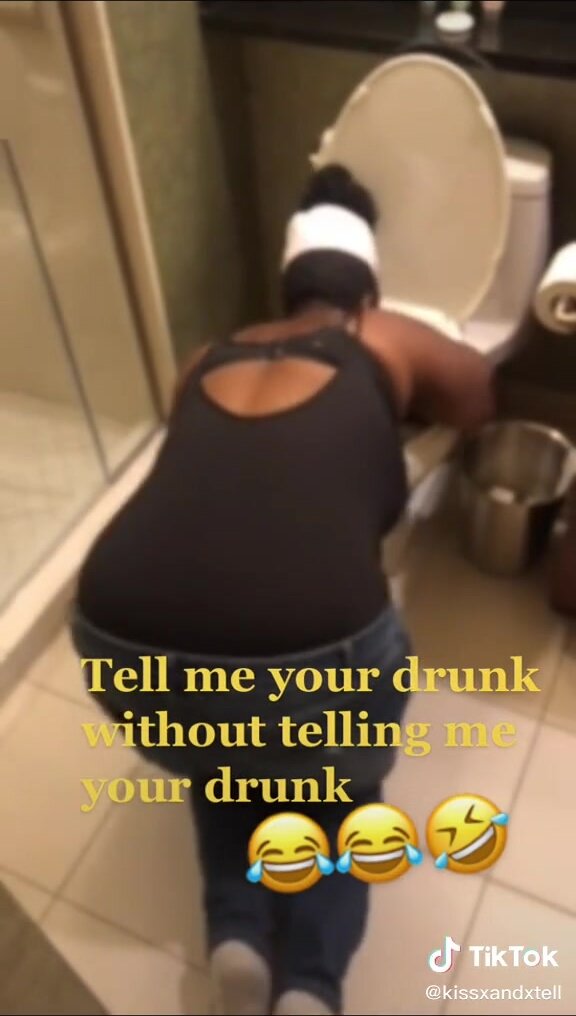 Woman drunk puke 27