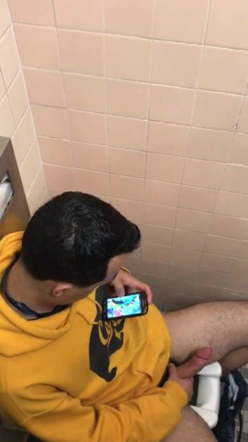 Daddy Toilet Jacking Off 14