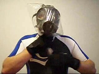 Gas mask, wetsuit and BC