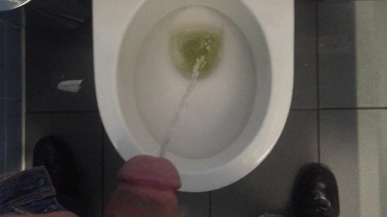 Toilet piss and fapping