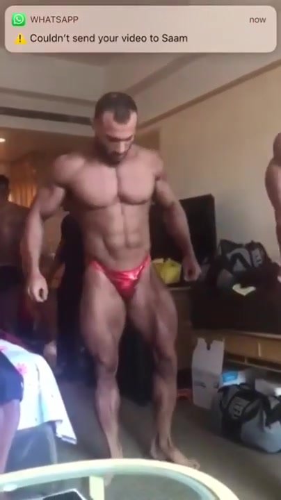 Two Indian Bodybuilders Trying to Outpose Each Other