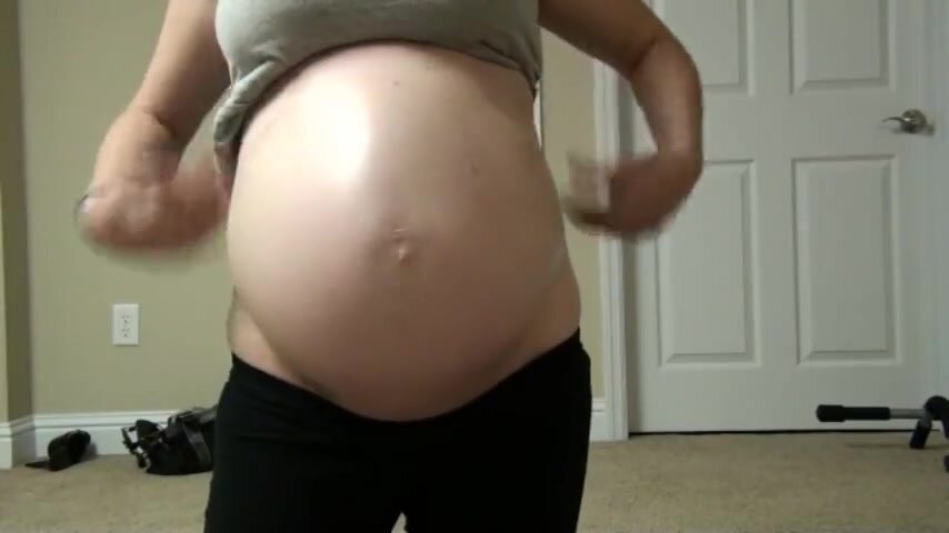 ... pregnant belly rub