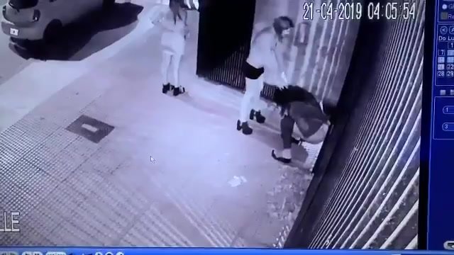 CCTV - Leaving a Massive Puddle in Public