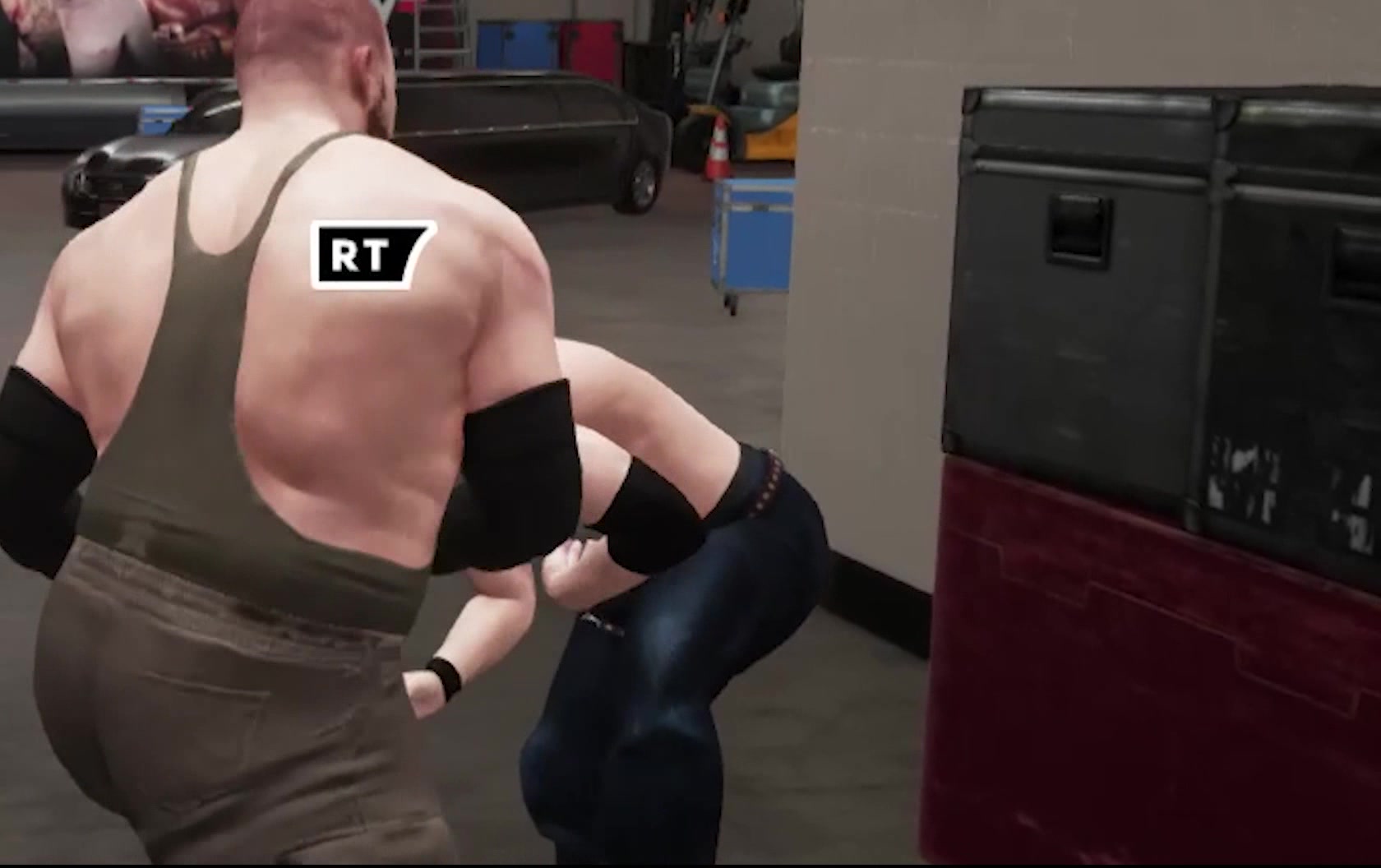 Some WWE2K18 gut torture
