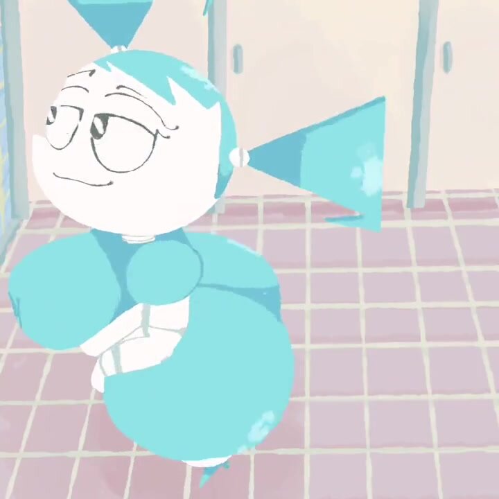 Jenny XJ-9 gets her fat ass spanked