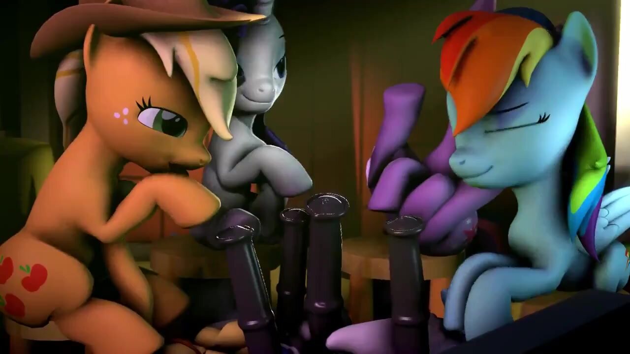 hot mlp group scat video