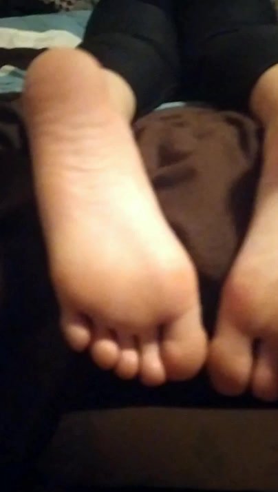 candid Friend's feet