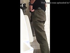 Great spy videos big cocks pissing at the urinal