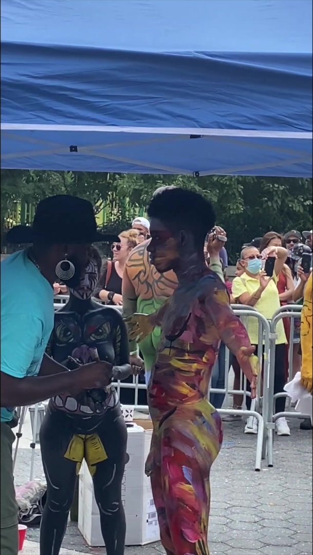 Bodypainting in NYC