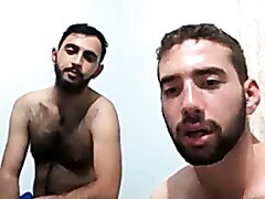 Two Hairy Turkish Straight Friends