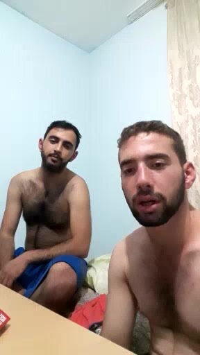 Two Hairy Turkish Straight Friends