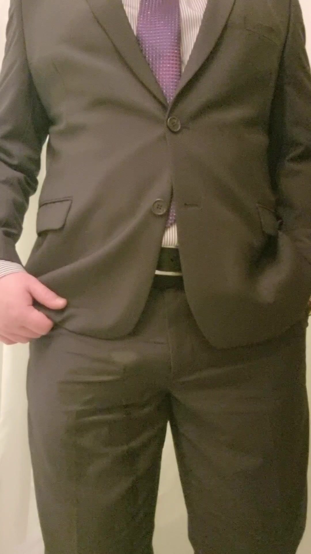dark grey suit piss
