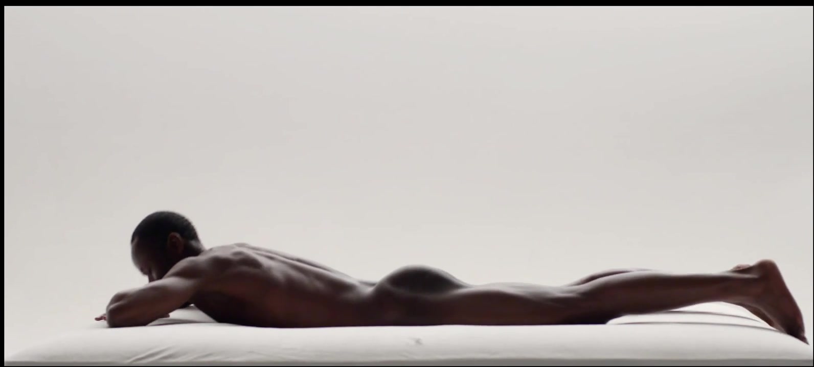 Skinny black guy enjoys the hottest oil massage