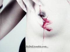 BLOODY KISSES. BLOOD FETISH